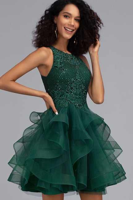 Robe Courte Festive Pailletée - gallery 4