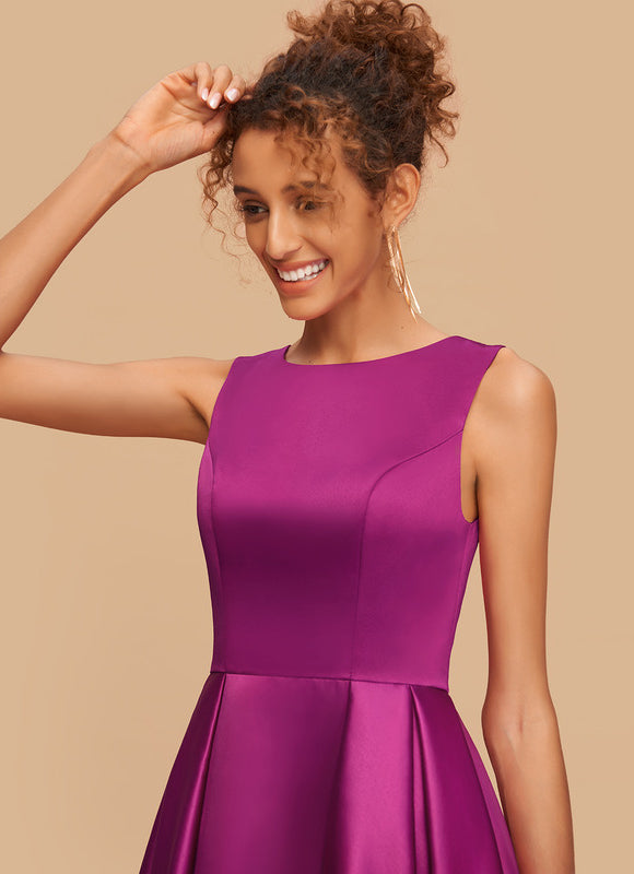 Robe Courte Rose Délicate - gallery 4