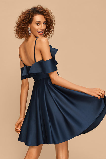 Robe Courte Élégance Aquatique - gallery 4