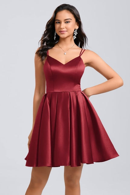Robe De Soirée Courte Rouge