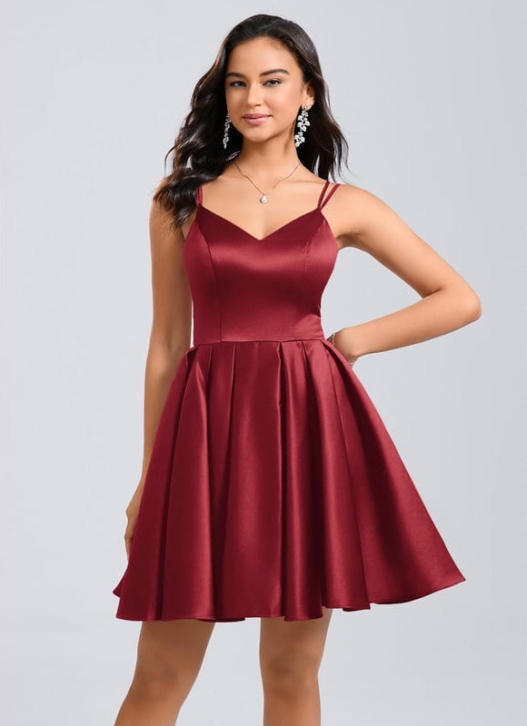 Robe De Soirée Courte Rouge