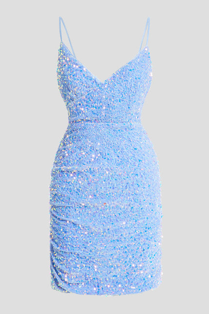 Robe De Soirée Paillette Courte