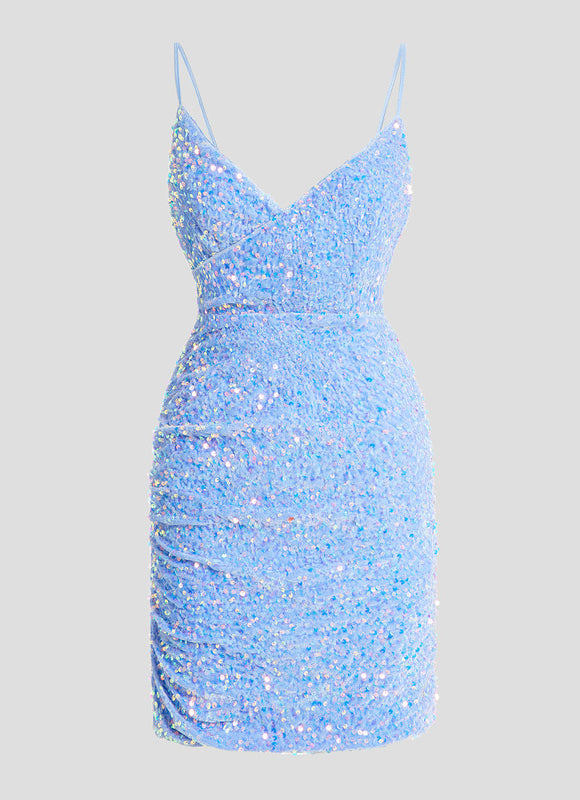 Robe De Soirée Paillette Courte
