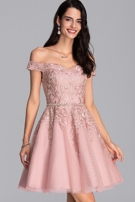 Robe Courte Tulle Perlée - gallery 2