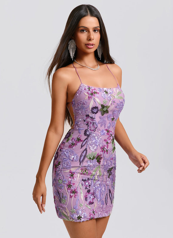 Robe Courte Fleurie Mariage - gallery 1