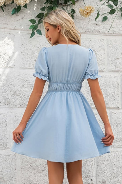Robe Trapèze Femme Courte Style Année 60 - gallery 2