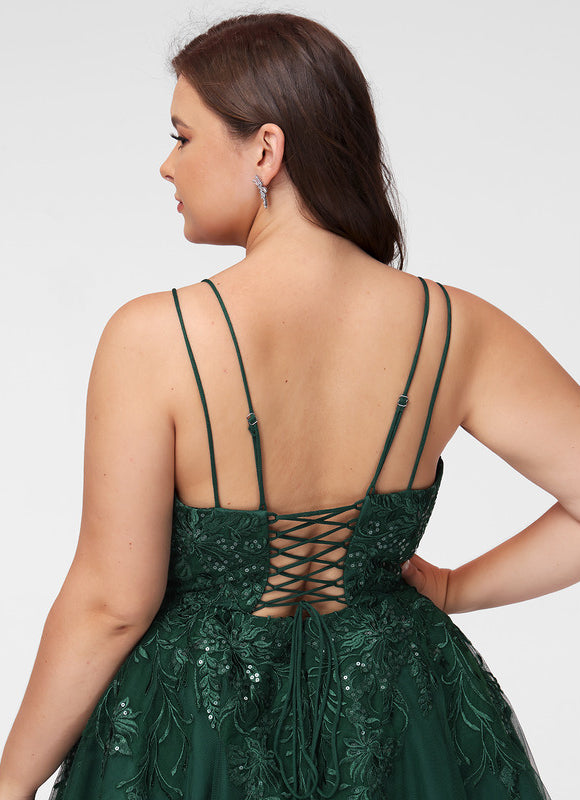 Robe Courte Tulle Embellie - gallery 9