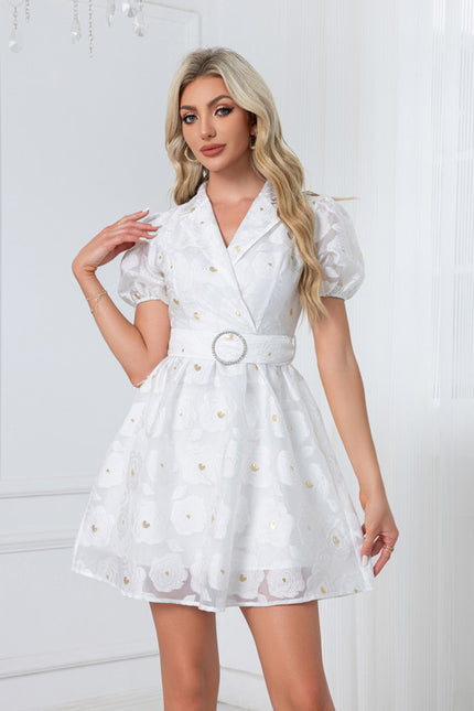 Robe Courte En Coton