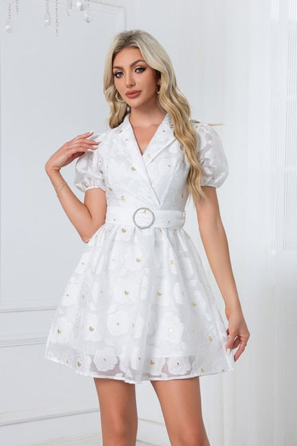 Robe Courte À Godets