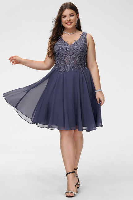 Robe Courte Encolure Ajourée - gallery 6