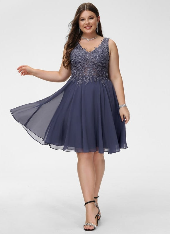 Robe Courte Vaporeuse Ornée - gallery 6