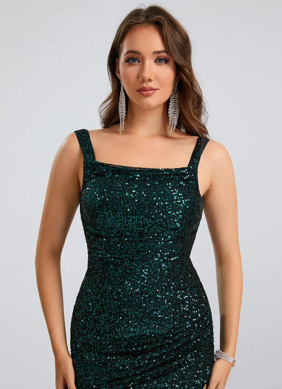 Robe Moulante Transparente Courte - gallery 6