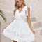 Robe Courte Vaporeuse Blanche