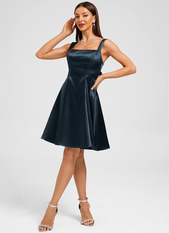 Robe Trapèze Courte Mariage - gallery 3