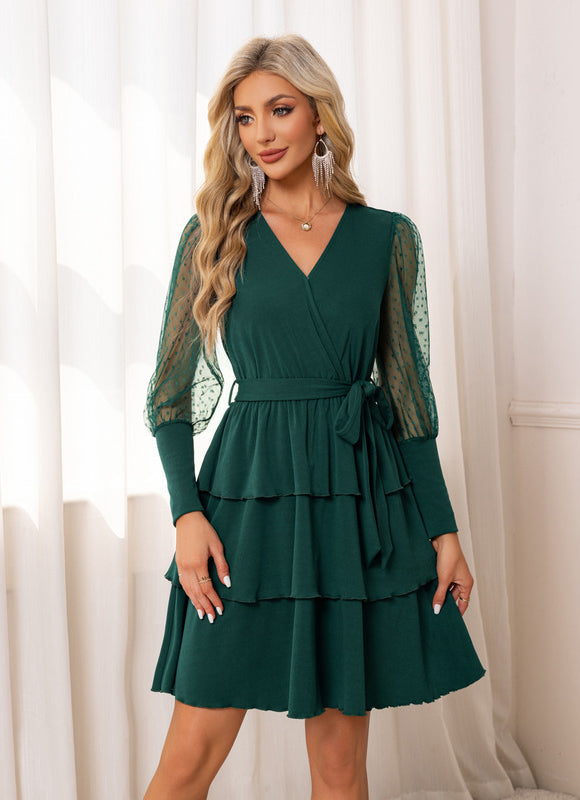 Robe Verte Sauge Courte - gallery 6
