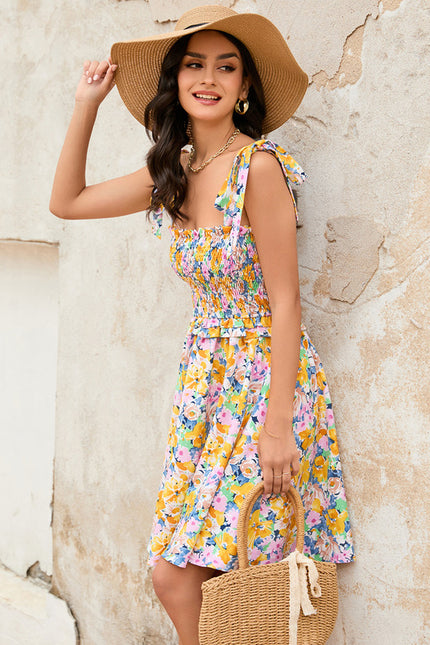 Robe Courte Fleuri Bohème - gallery 6