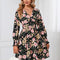 Robe Courte Fleurie Vaporeuse
