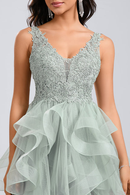 Robe Courte Cocktail En Tulle - gallery 7