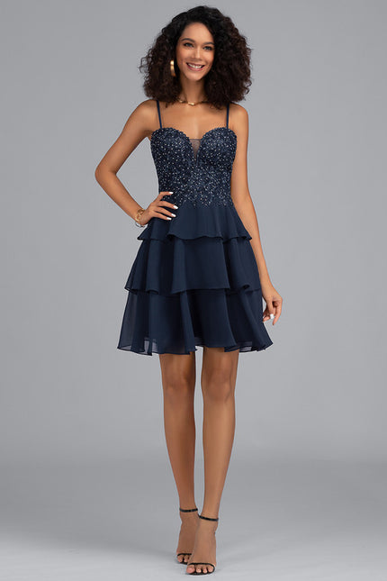 Robe Courte Festive À Paillettes - gallery 4