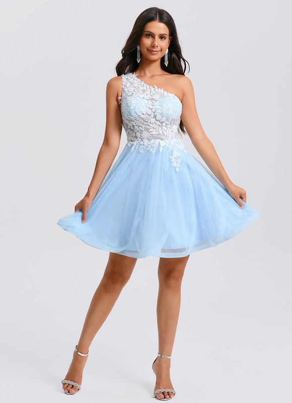 Robe Courte Asymetrique - gallery 5