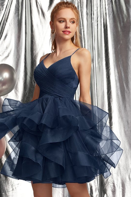 Robe Bleu Roi Courte - gallery 1