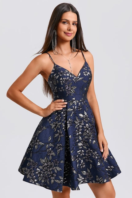 Robe Courte À Godets - gallery 4