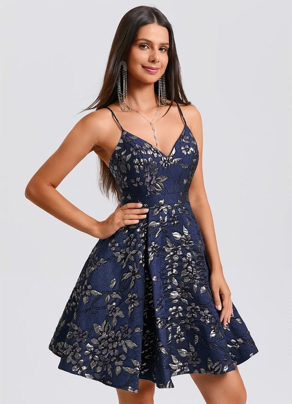Robe Courte À Godets - gallery 4