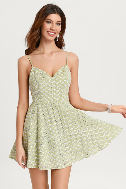 Robe De Soirée Courte Verte