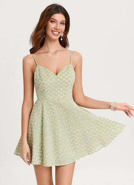 Robe De Soirée Courte Verte