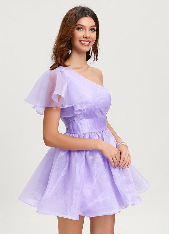 Robe Courte Violet - gallery 2
