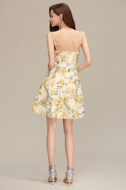 Robe Courte À Carreaux Légère - gallery 2