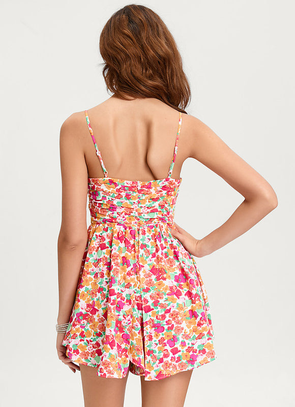 Robe Courte Florale Estivale - gallery 5
