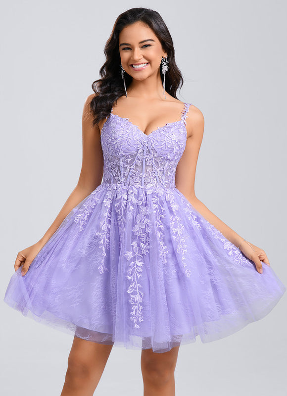 Robe Courte Rose Brodée