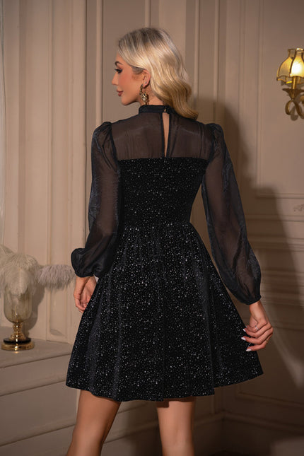 Robe Courte En Velours - gallery 2