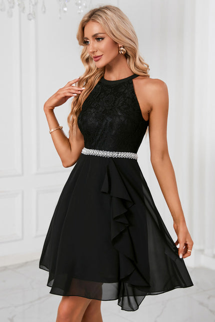 Robe Courte Dentelle Fluide - gallery 1
