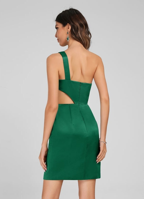 Robe Courte Émeraude Éthérée - gallery 6