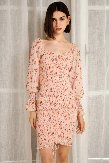 Robe Courte Gaze De Coton - gallery 4