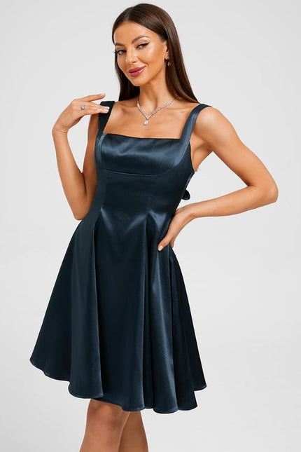 Robe Trapèze Courte Mariage - gallery 5