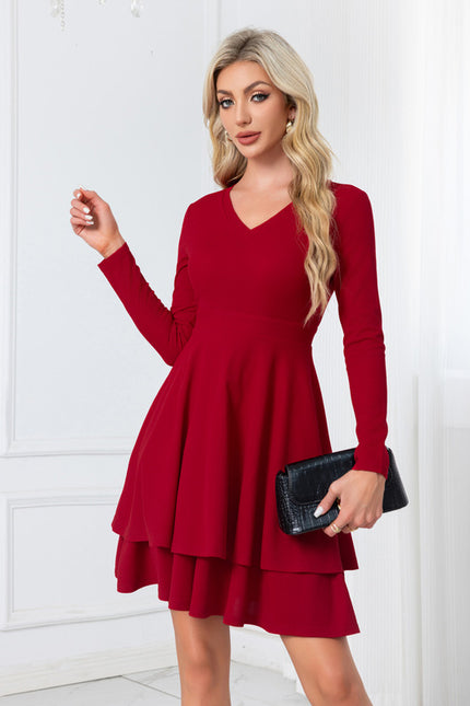 Robe Trapèze Femme Courte Style Année 60 - gallery 2