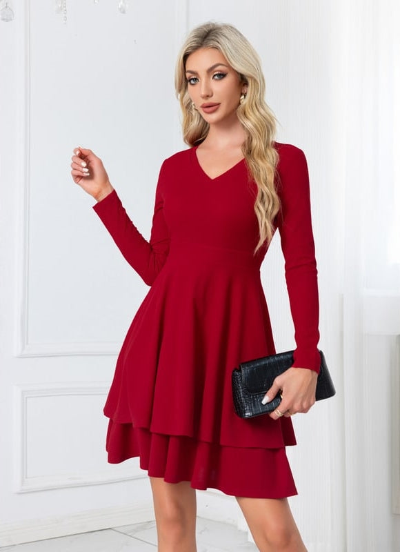Robe Rouge Femme Courte