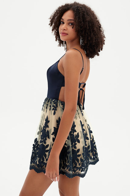 Robe Courte Tulle Brodée - gallery 4