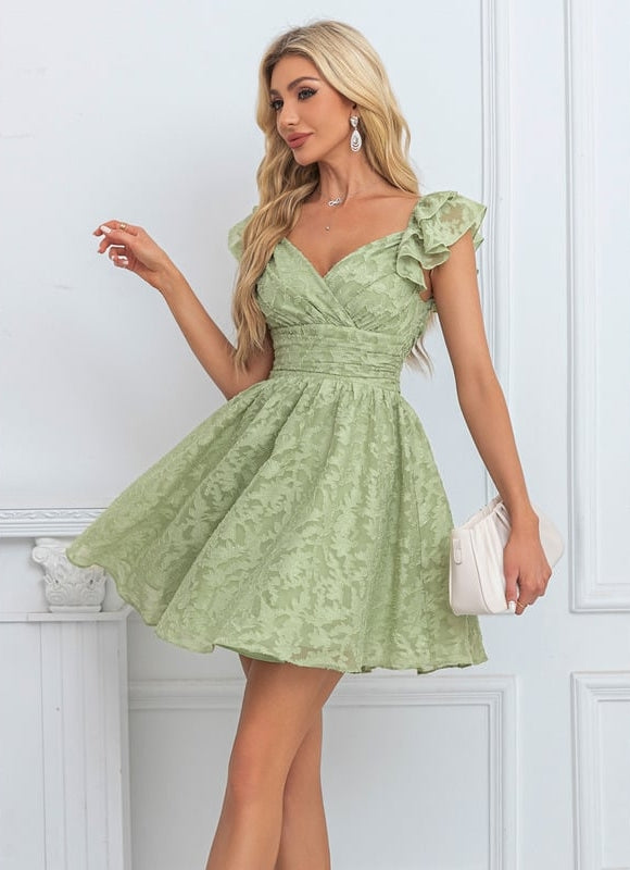 Robe Courte Pour Demoiselle D'Honneur - gallery 1