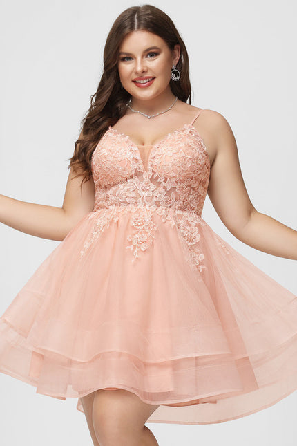 Robe Courte Rose Brodée - gallery 7