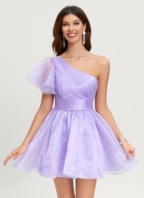Robe Courte Violet