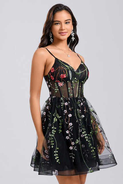 Robe Courte Dentelle Ivoire - gallery 2
