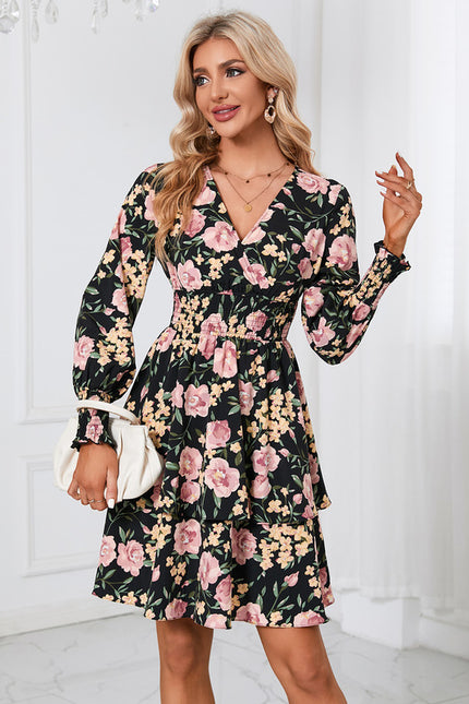 Robe Courte Fleurie Vaporeuse - gallery 6