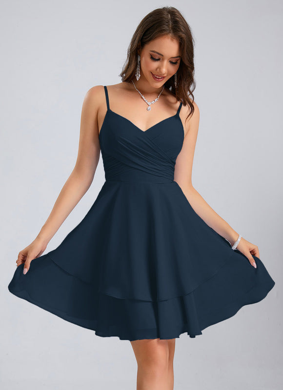 Robe Fluide Droite Courte - gallery 6