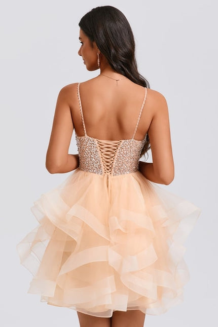 Robe Courte Décolleté Plongeant - gallery 4