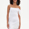 Robe Blanche Courte Moulante