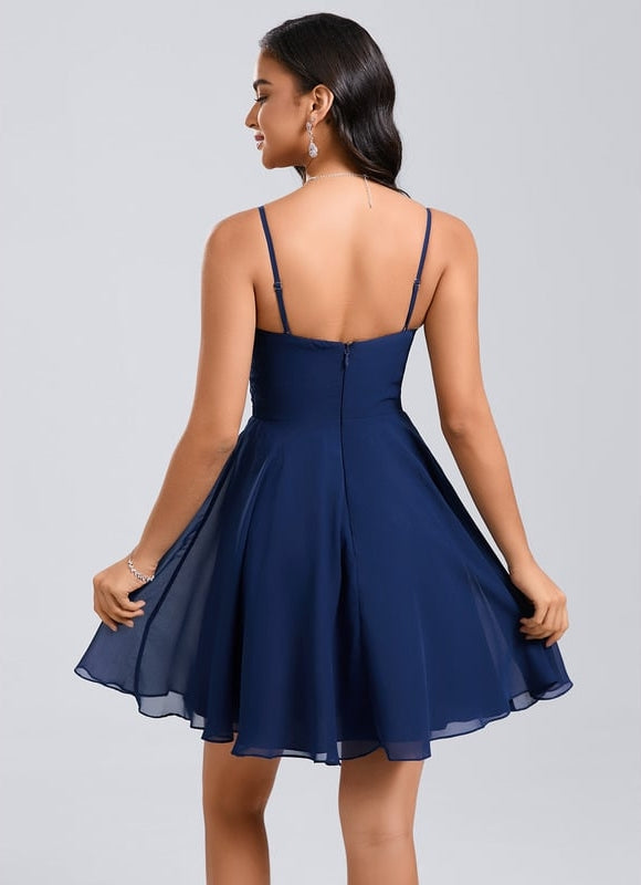 Robe Fluide Droite Courte - gallery 7